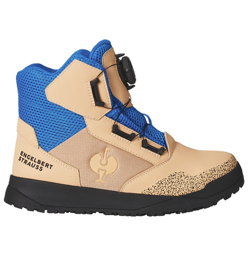 S1: S1 Bezpečnostní obuv e.s. Nakuru mid + neutrální béžová/enciánově modrá 2