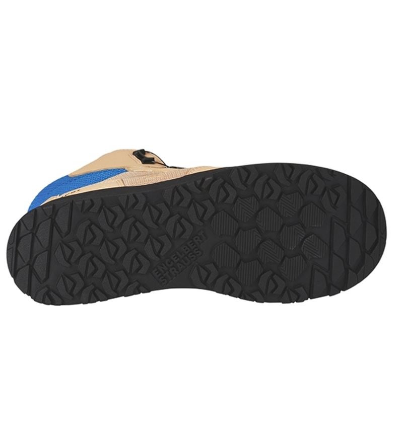 S1: S1 Bezpečnostní obuv e.s. Nakuru mid + neutrální béžová/enciánově modrá 4