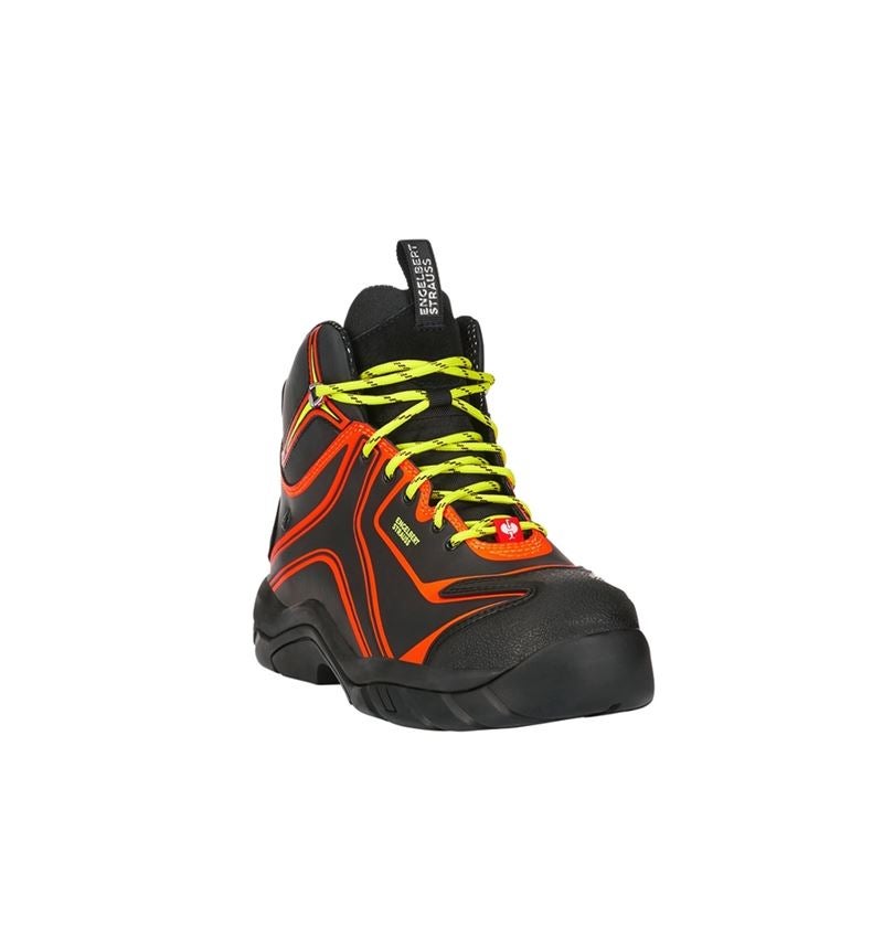 S3: e.s. S3 Bezpečnostní obuv Kajam + černá/výstražná oranžová/výstražná žlutá 3