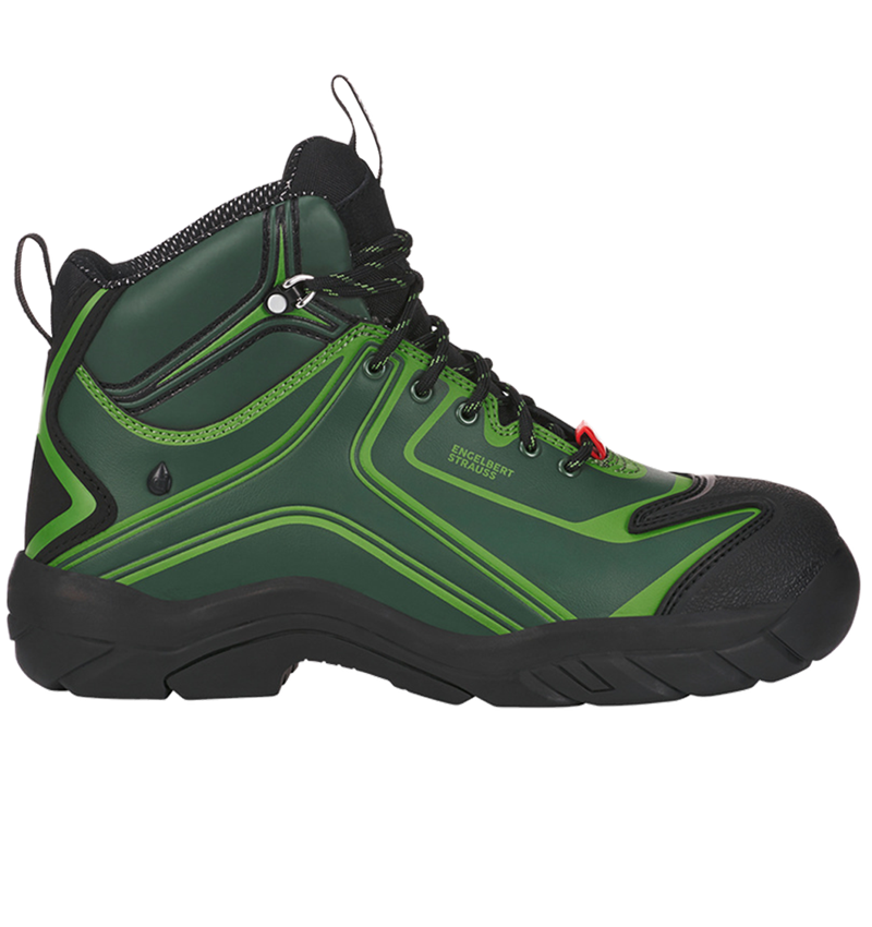 Pokrývačí / Tesař_Obuv: e.s. S3 Bezpečnostní obuv Kajam + zelená/mořská zelená 1