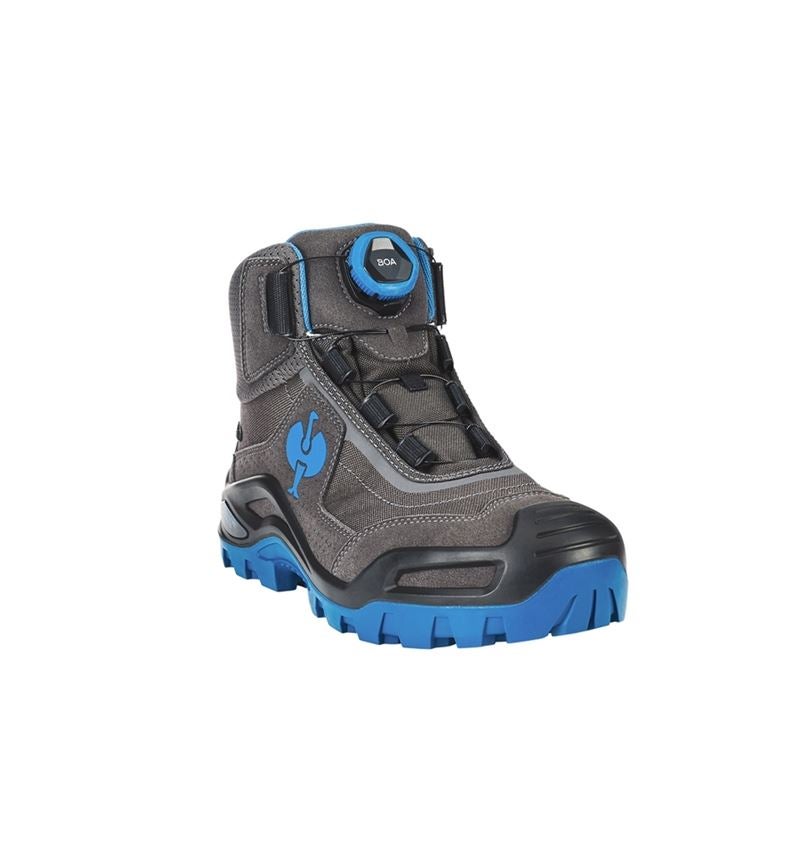 S3: S3 Bezpečnostní obuv e.s. Kastra II mid + titan/enciánově modrá 2