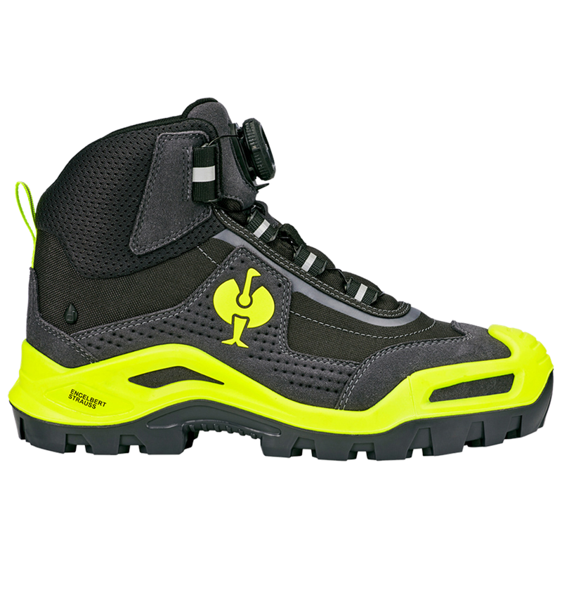 Obuv: S3 Bezpečnostní obuv e.s. Kastra II mid + antracit/výstražná žlutá 4