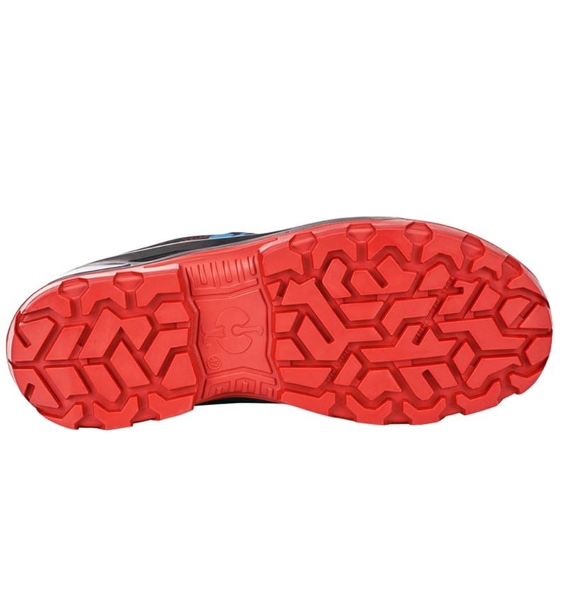 S3: S3 Bezpečnostní obuv e.s. Kastra II low + černá/ohnivě červená/enciánově modrá 3