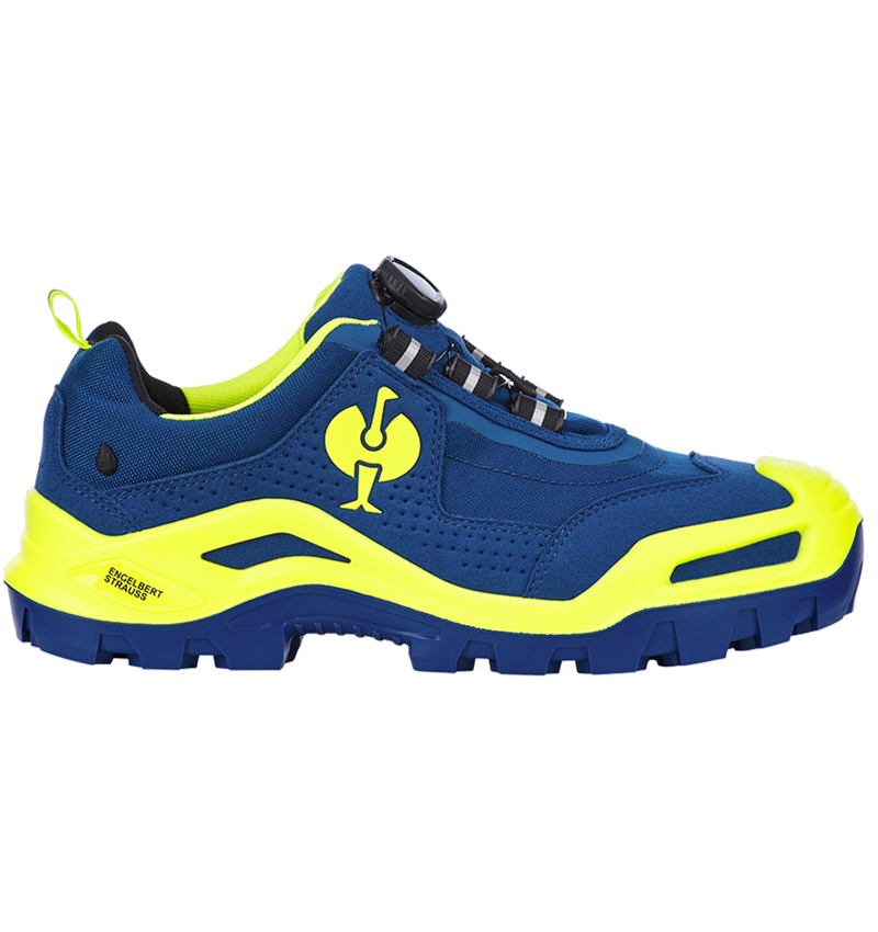 S3: S3 Bezpečnostní obuv e.s. Kastra II low + modrá chrpa/výstražná žlutá 2