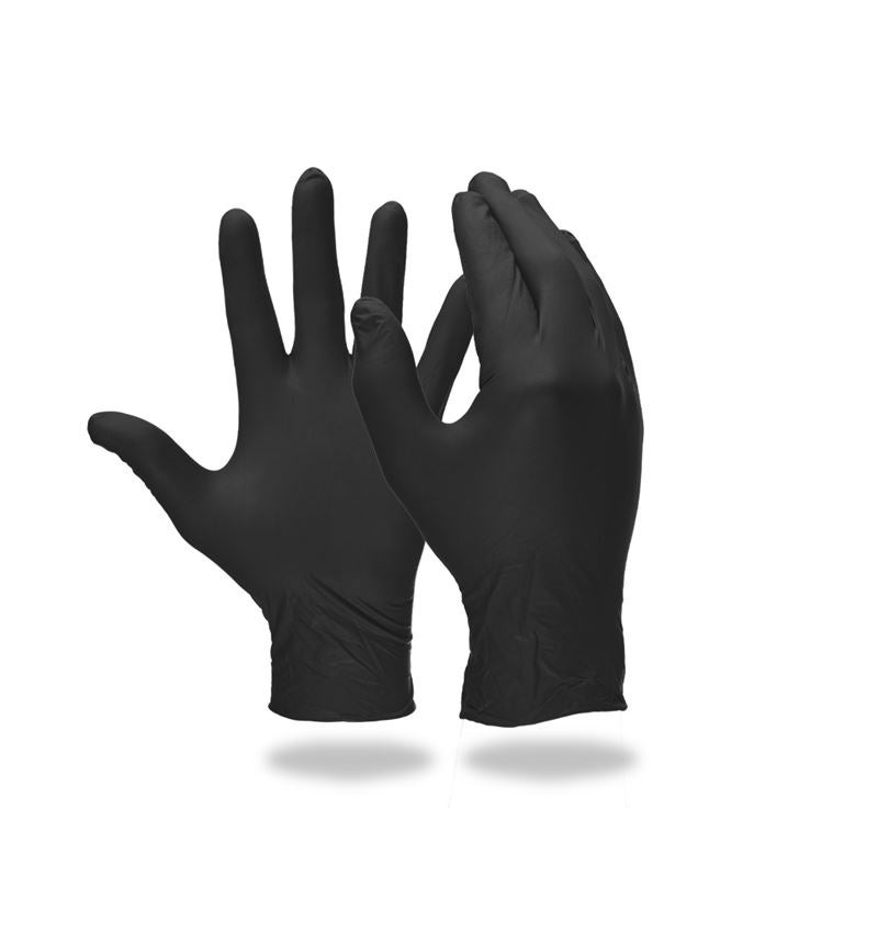 Povrstvené: Jednorázové latexové rukavice na vyšetření, n. + černá