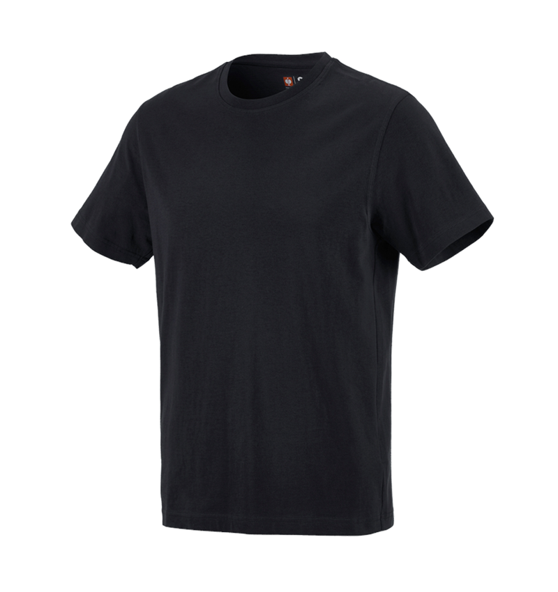 Trička, svetry & košile: e.s. Tričko cotton + černá 2