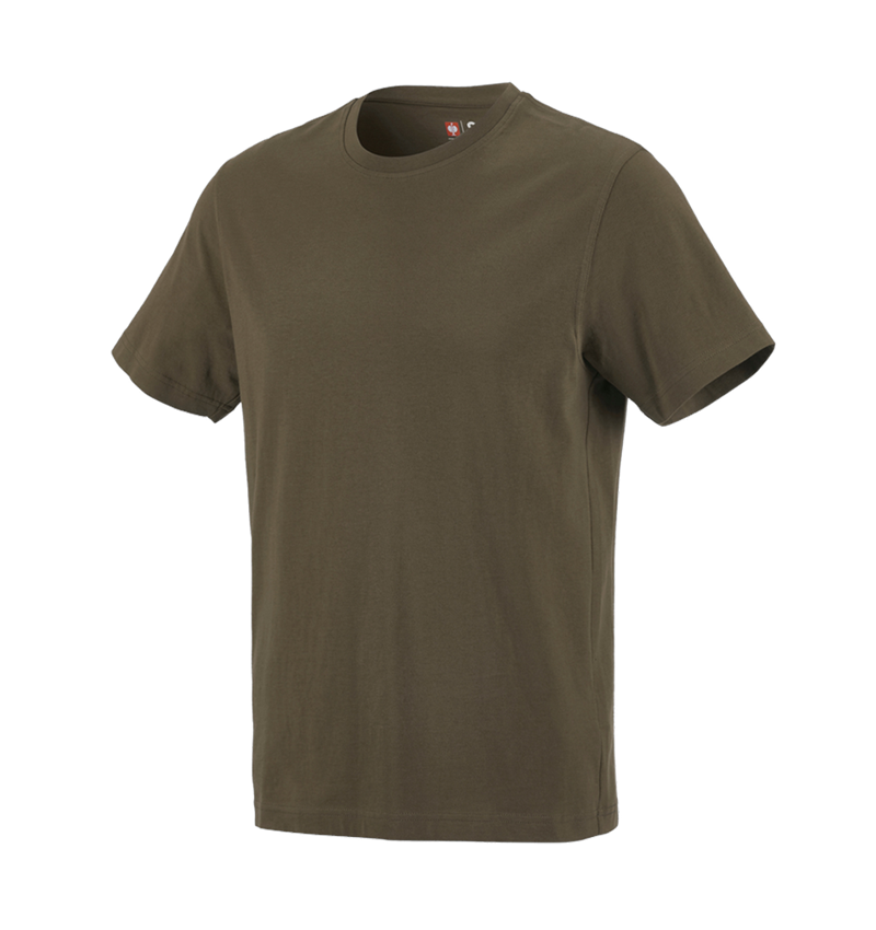 Trička, svetry & košile: e.s. Tričko cotton + olivová