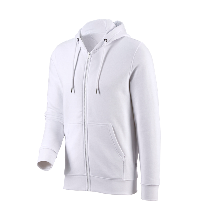 Trička, svetry & košile: e.s. Hoody-Bunda Sweat poly cotton + bílá 3