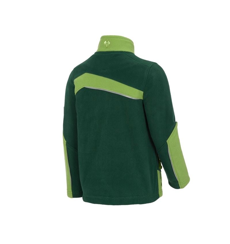 Bundy: Fleecová bunda e.s.motion 2020, dětská + zelená/mořská zelená 3