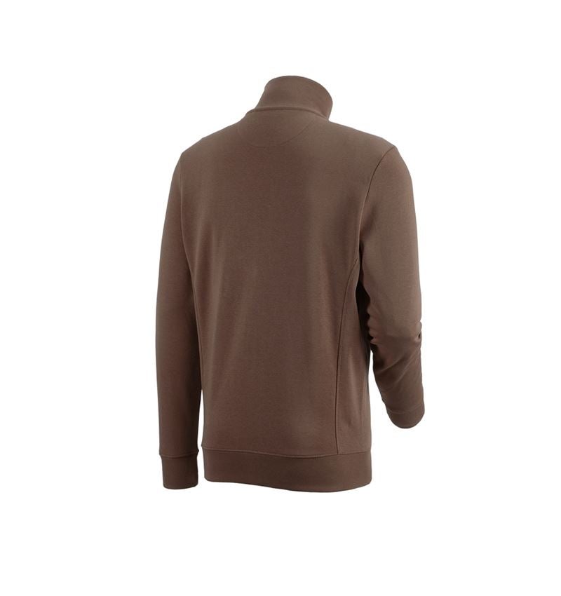 Trička, svetry & košile: e.s. Bunda Sweat poly cotton + lískový oříšek 2