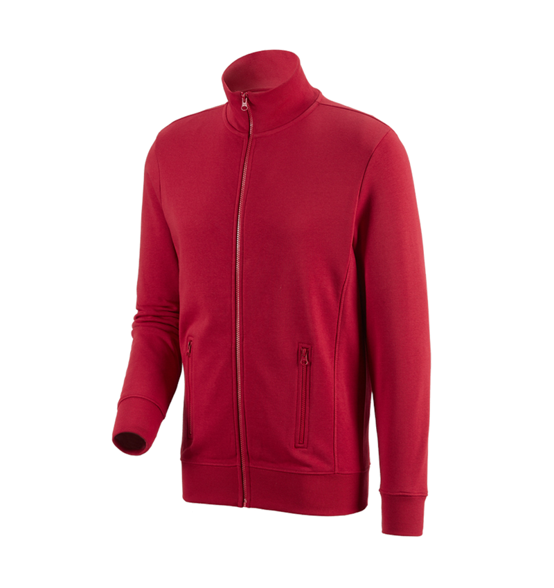 Trička, svetry & košile: e.s. Bunda Sweat poly cotton + červená 2