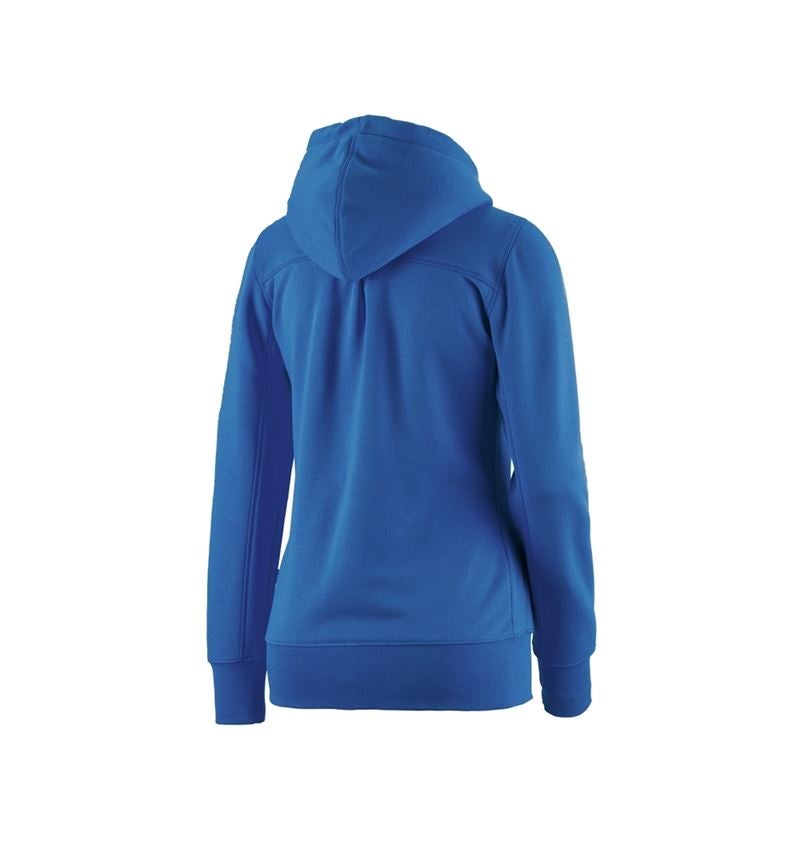 Trička | Svetry | Košile: e.s. Hoody-Bunda Sweat poly cotton, dámské + enciánově modrá 1