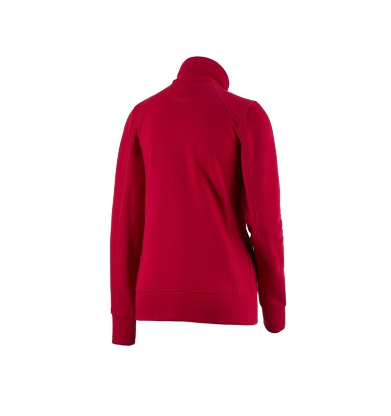 Trička | Svetry | Košile: e.s. Bunda Sweat poly cotton, dámské + ohnivě červená 2