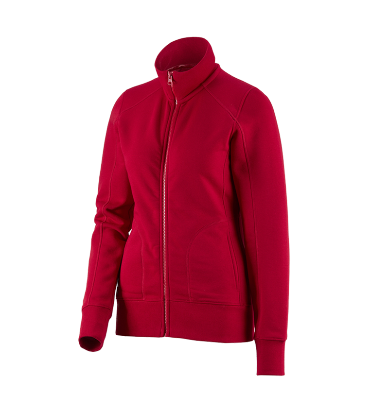 Trička | Svetry | Košile: e.s. Bunda Sweat poly cotton, dámské + ohnivě červená 1