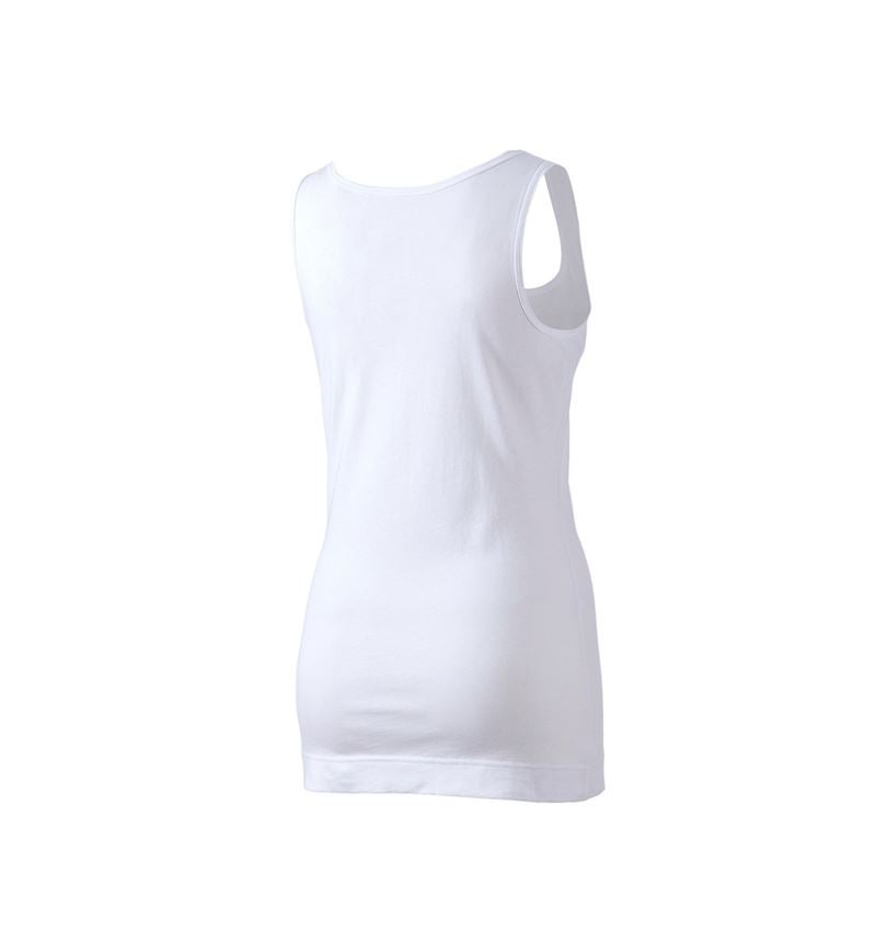 Trička | Svetry | Košile: e.s. dlouhé tílko cotton, dámské + bílá 2