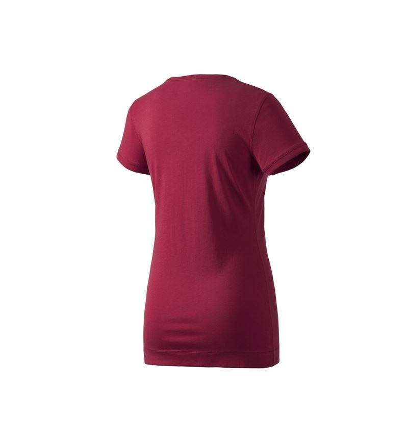 Trička | Svetry | Košile: e.s. Long-Tričko cotton, dámské + bordó 2