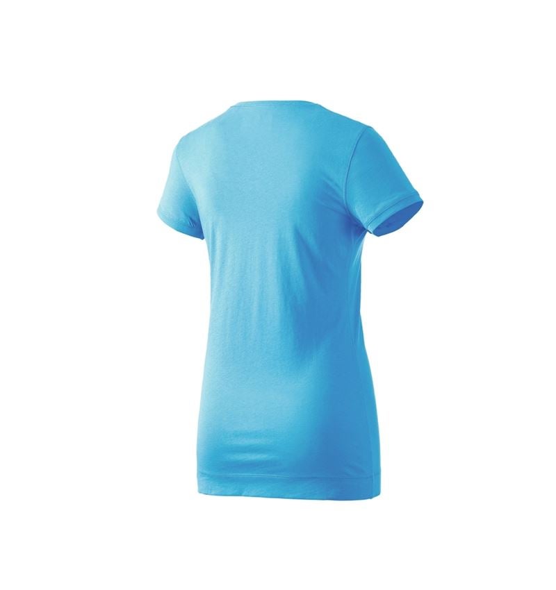Trička | Svetry | Košile: e.s. Long-Tričko cotton, dámské + tyrkysová 2