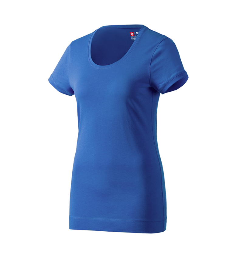 Trička | Svetry | Košile: e.s. Long-Tričko cotton, dámské + enciánově modrá 1