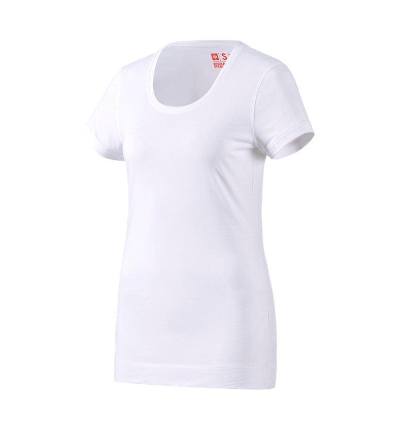 Trička | Svetry | Košile: e.s. Long-Tričko cotton, dámské + bílá 1