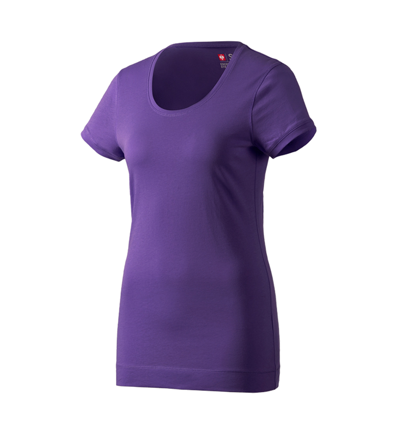 Trička | Svetry | Košile: e.s. Long-Tričko cotton, dámské + jasně fialová 1
