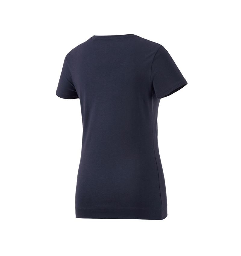 Trička | Svetry | Košile: e.s. Tričko cotton stretch, dámské + tmavomodrá 3