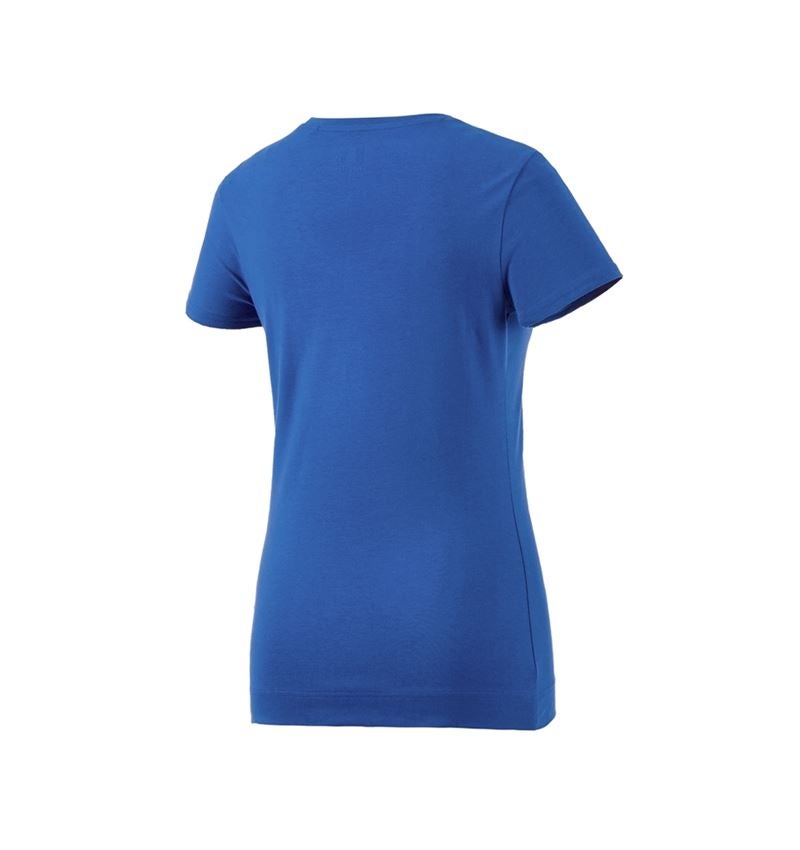 Témata: e.s. Tričko cotton stretch, dámské + enciánově modrá 4