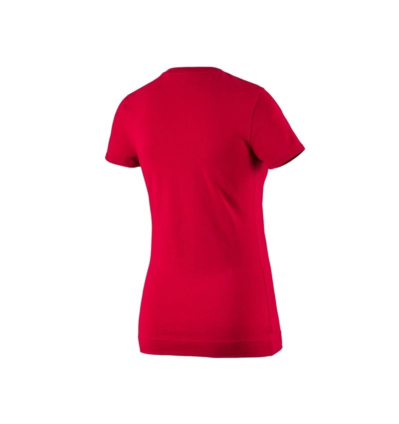 Trička | Svetry | Košile: e.s. Tričko cotton stretch, dámské + ohnivě červená 3