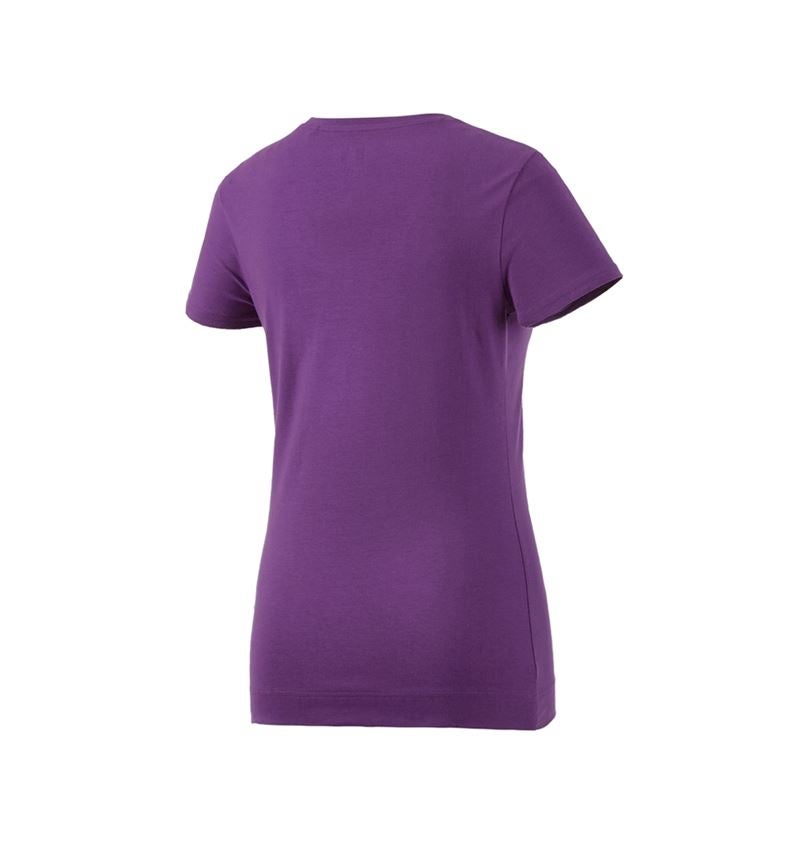 Trička | Svetry | Košile: e.s. Tričko cotton stretch, dámské + fialová 3