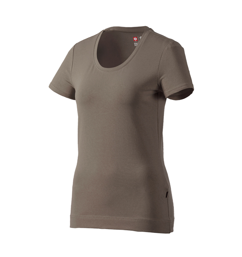 Trička | Svetry | Košile: e.s. Tričko cotton stretch, dámské + kámen 2
