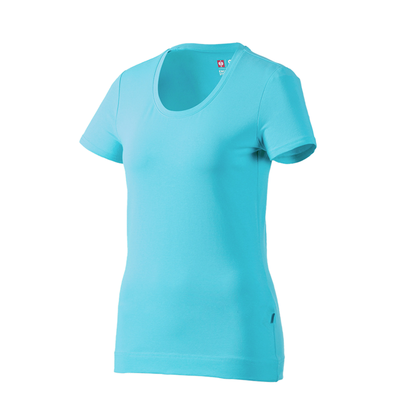 Trička | Svetry | Košile: e.s. Tričko cotton stretch, dámské + modrá capri 2