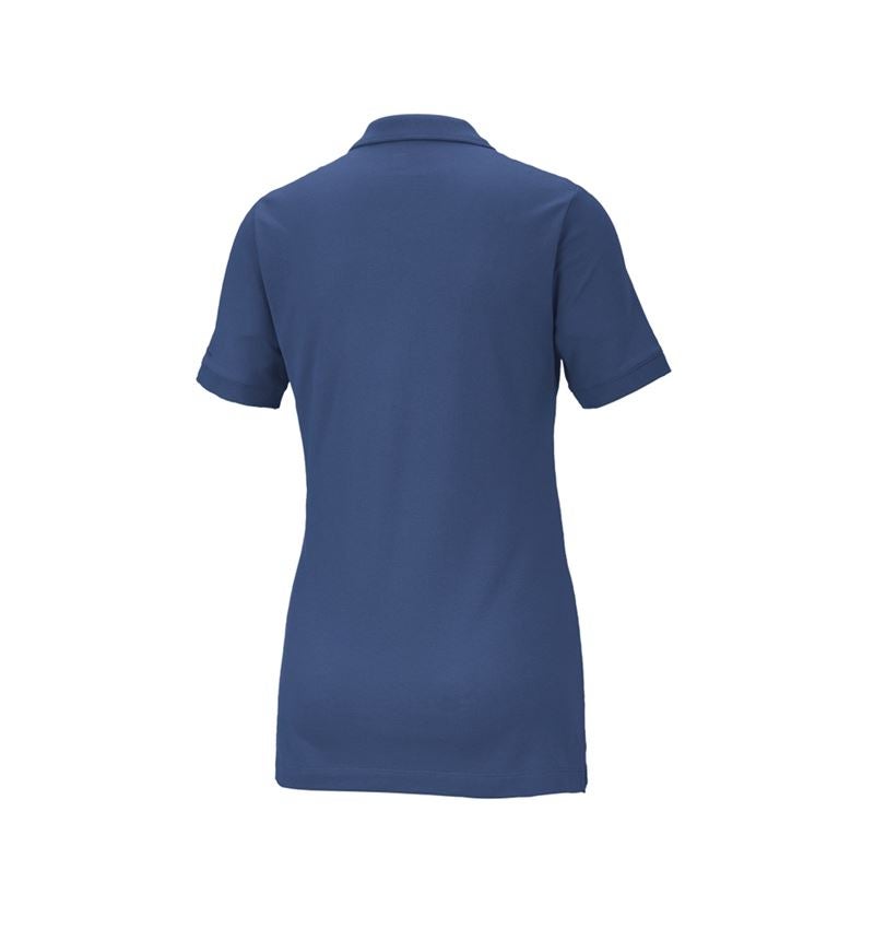 Trička | Svetry | Košile: e.s. Pique-Polo cotton stretch, dámské + kobalt 3