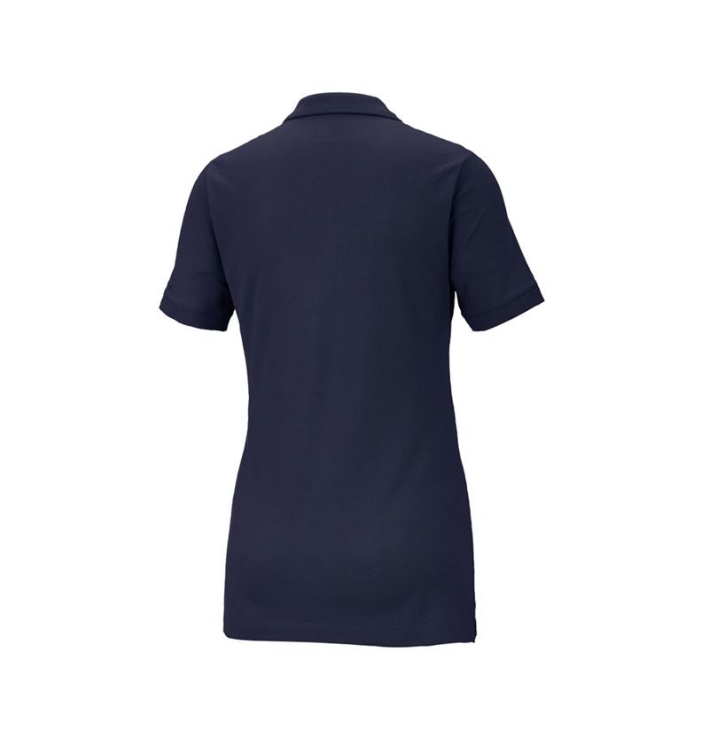 Trička | Svetry | Košile: e.s. Pique-Polo cotton stretch, dámské + tmavomodrá 3