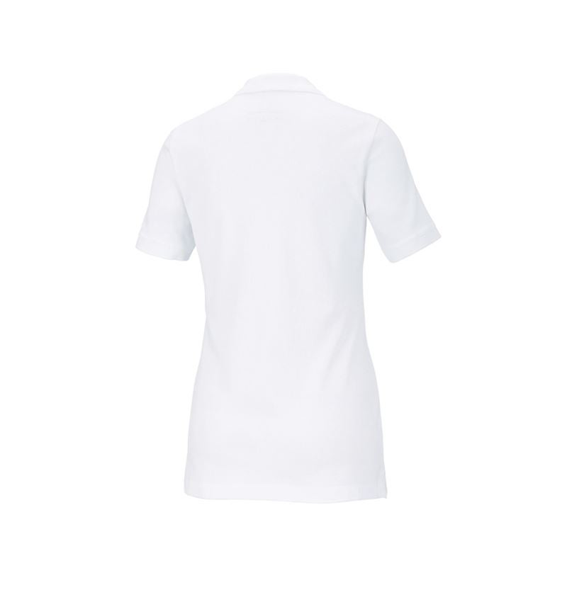 Trička | Svetry | Košile: e.s. Pique-Polo cotton stretch, dámské + bílá 3