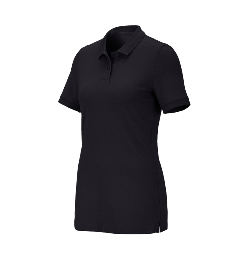Trička | Svetry | Košile: e.s. Pique-Polo cotton stretch, dámské + černá 2