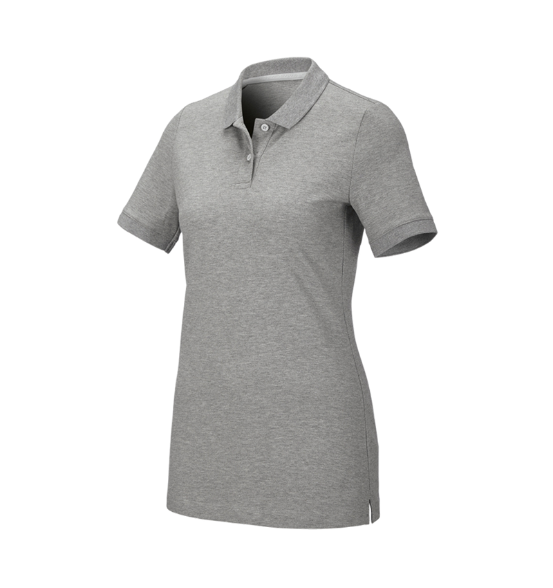 Trička | Svetry | Košile: e.s. Pique-Polo cotton stretch, dámské + šedý melír 2