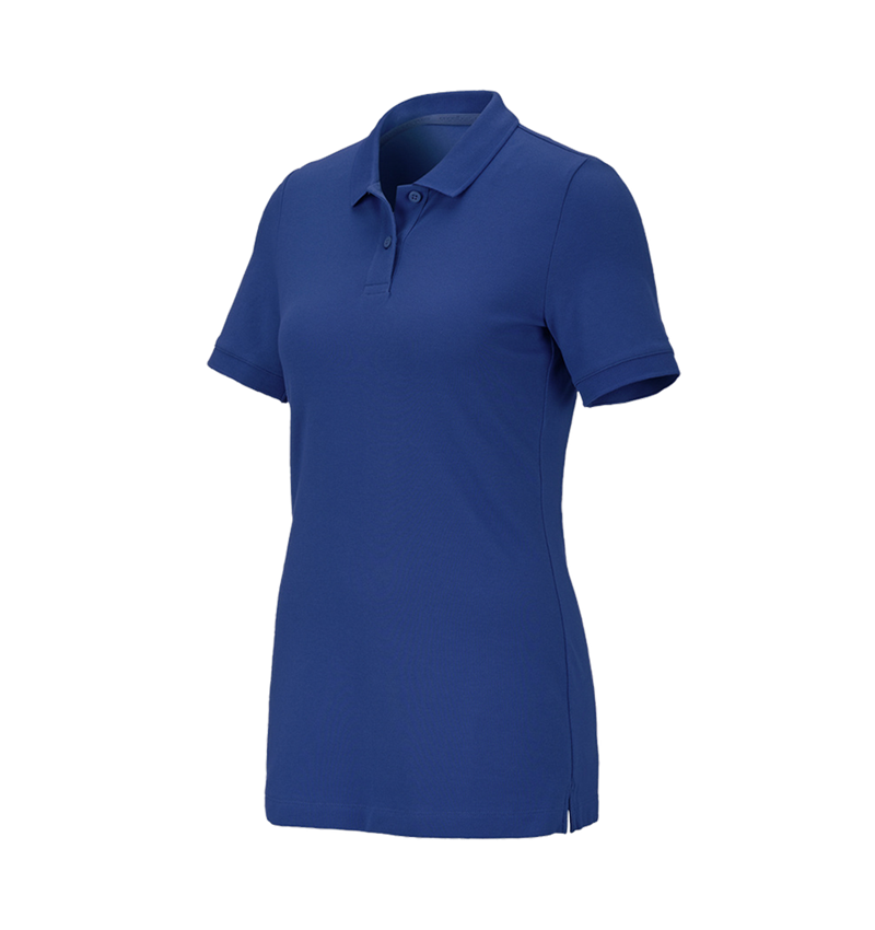 Trička | Svetry | Košile: e.s. Pique-Polo cotton stretch, dámské + modrá chrpa 2