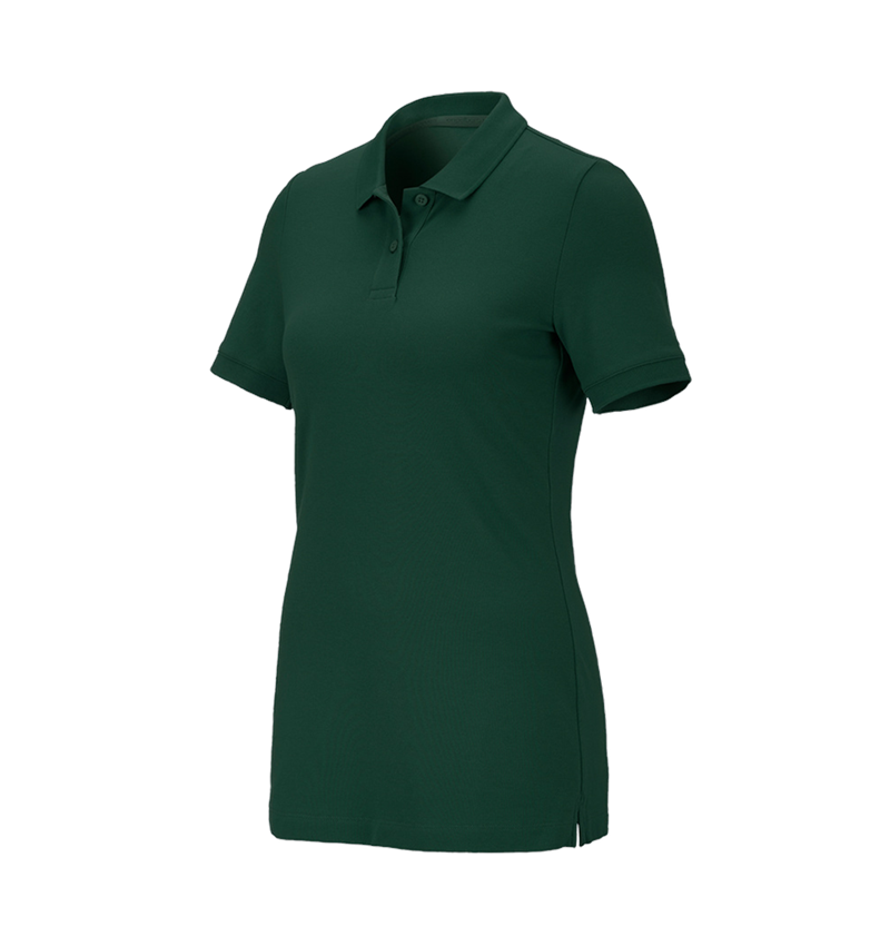 Trička | Svetry | Košile: e.s. Pique-Polo cotton stretch, dámské + zelená 2