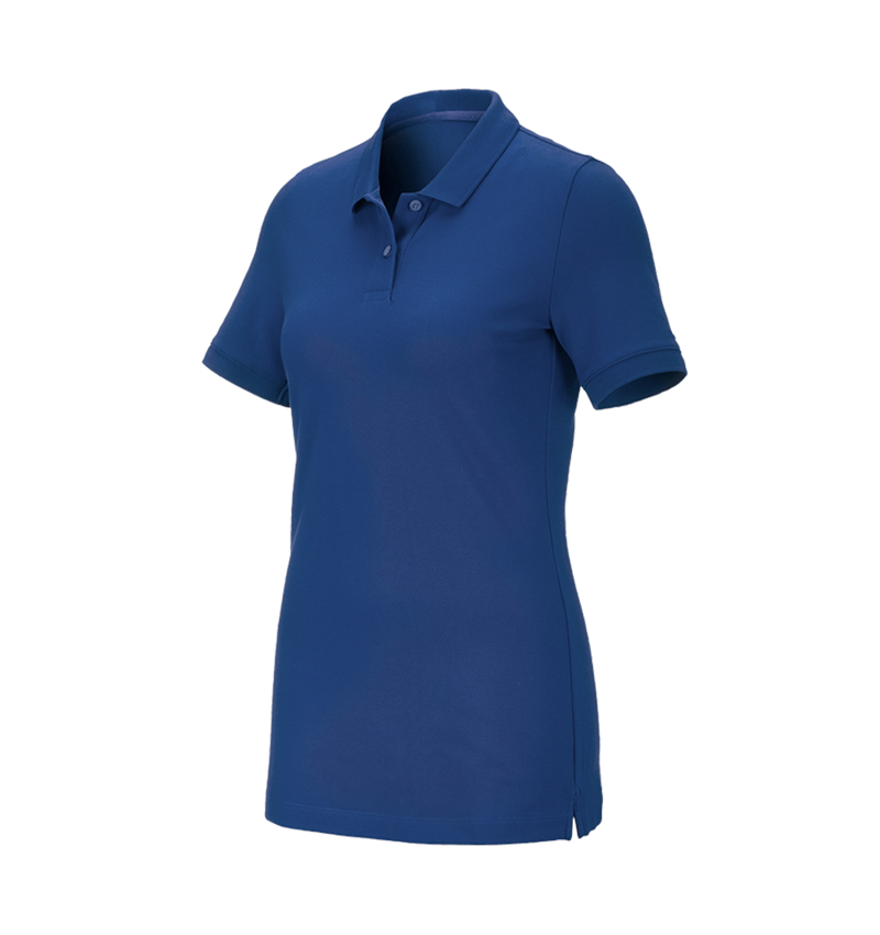 Trička | Svetry | Košile: e.s. Pique-Polo cotton stretch, dámské + alkalická modrá 2