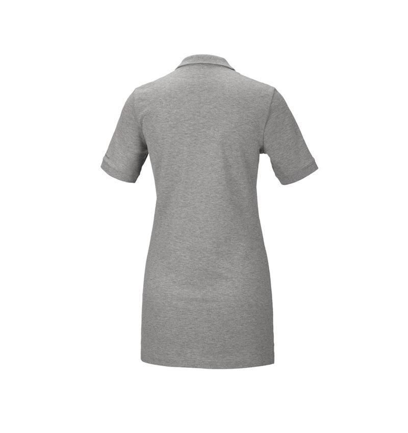 Trička | Svetry | Košile: e.s. Pique-Polo cotton stretch, dámské, long fit + šedý melír 3