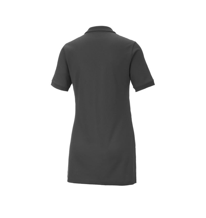 Trička | Svetry | Košile: e.s. Pique-Polo cotton stretch, dámské, long fit + antracit 3