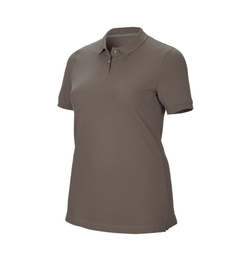 Trička | Svetry | Košile: e.s. Pique-Polo cotton stretch, dámské, plus fit + kámen 2