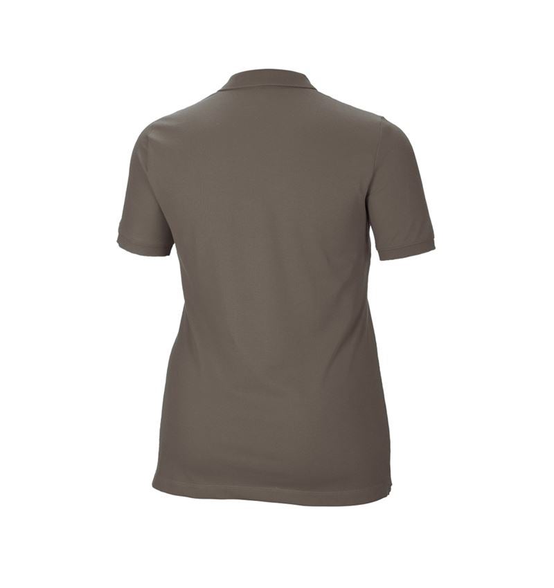 Trička | Svetry | Košile: e.s. Pique-Polo cotton stretch, dámské, plus fit + kámen 3