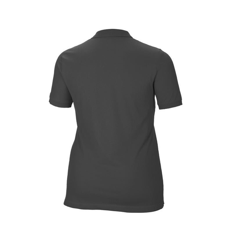 Trička | Svetry | Košile: e.s. Pique-Polo cotton stretch, dámské, plus fit + antracit 3