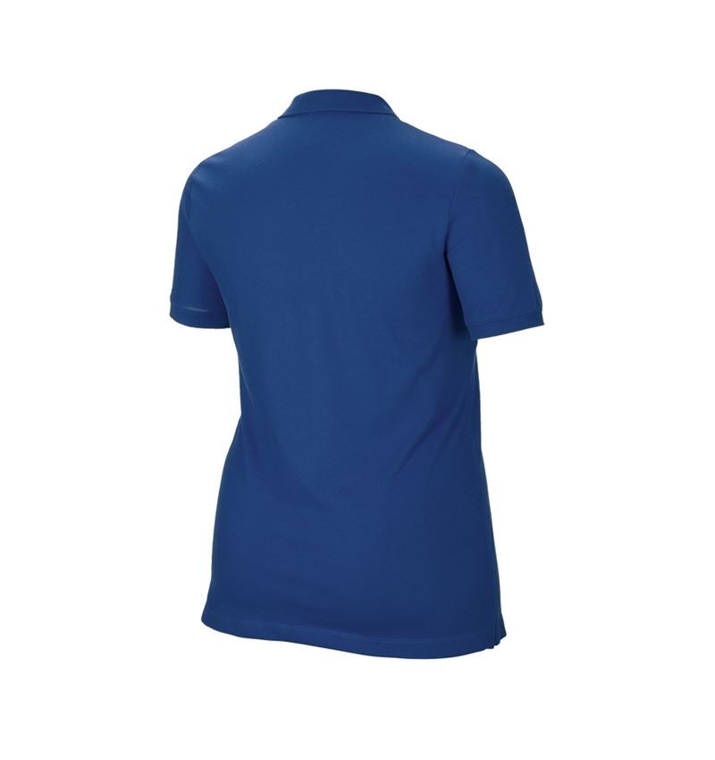 Trička | Svetry | Košile: e.s. Pique-Polo cotton stretch, dámské, plus fit + alkalická modrá 3