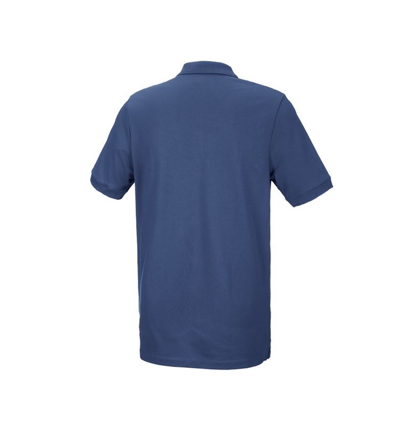Trička, svetry & košile: e.s. Pique-Polo cotton stretch, long fit + kobalt 3