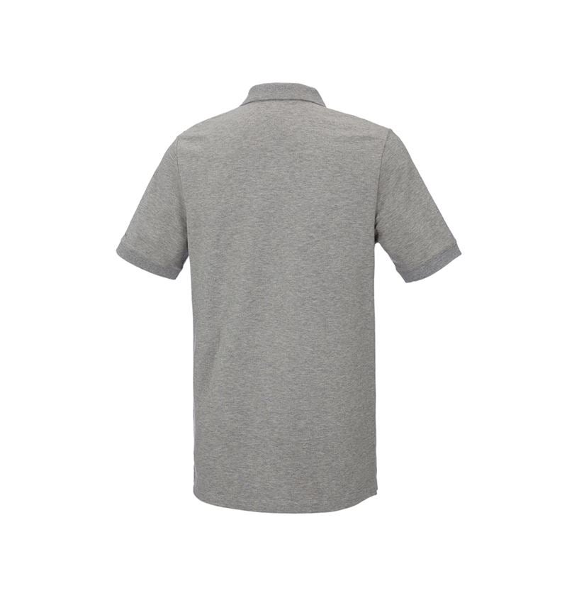 Trička, svetry & košile: e.s. Pique-Polo cotton stretch, long fit + šedý melír 3