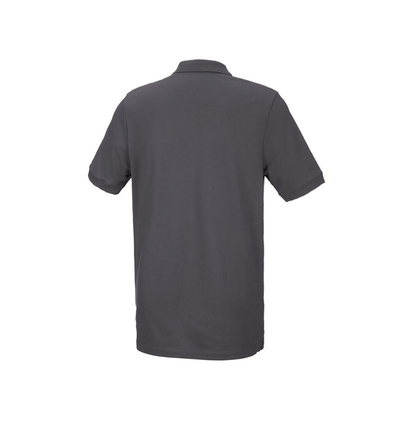 Trička, svetry & košile: e.s. Pique-Polo cotton stretch, long fit + antracit 3