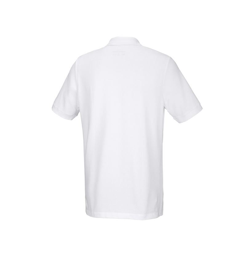 Trička, svetry & košile: e.s. Pique-Polo cotton stretch, long fit + bílá 3