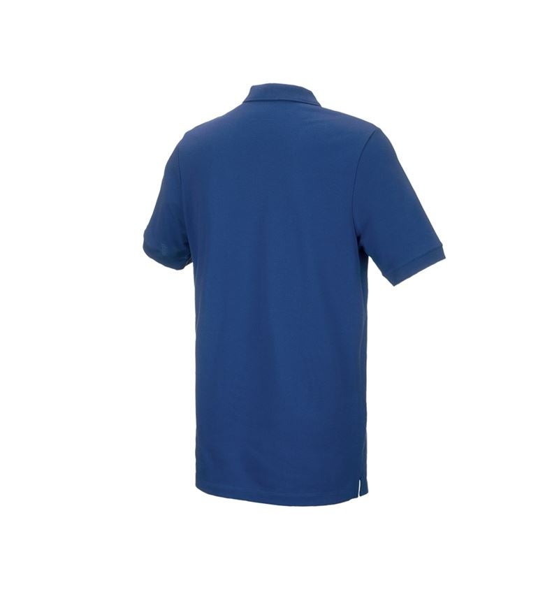 Trička, svetry & košile: e.s. Pique-Polo cotton stretch, long fit + alkalická modrá 3