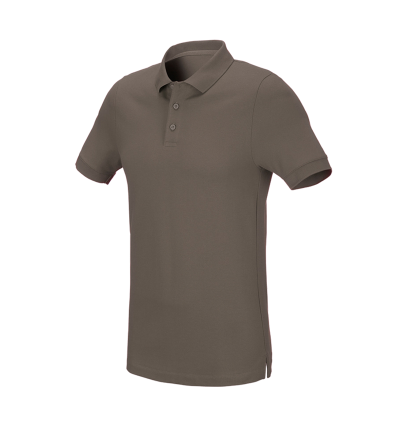 Trička, svetry & košile: e.s. Pique-Polo cotton stretch, slim fit + kámen 2